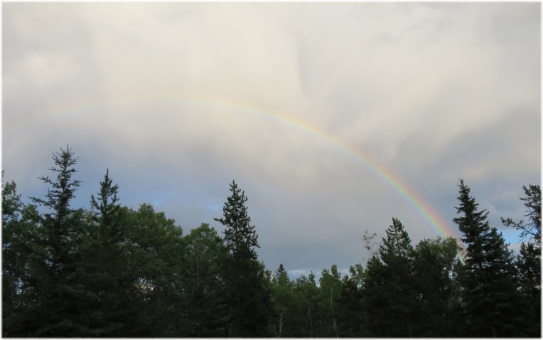 A rainbow comes after every storm Jasper Alberta
