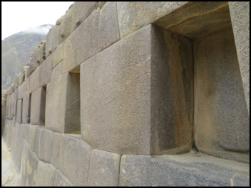 Ollantaytambo - Archeological park -the Enclosure of the Ten Niches