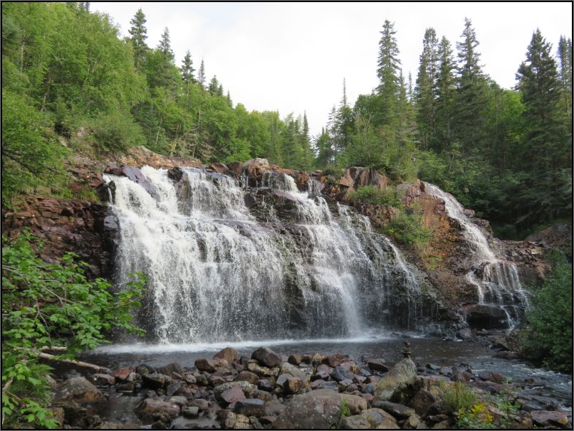 Mink Creek waterfalls